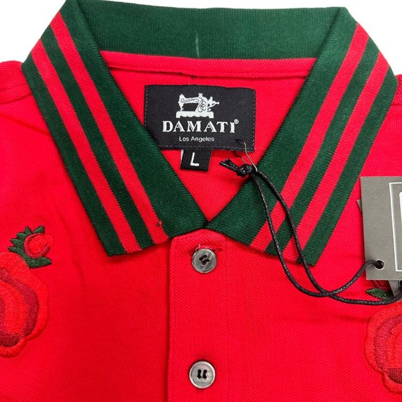 Damati Roses Pique Polo (L) - Picture 6 of 9